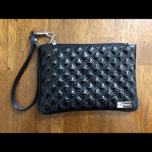 Express patent leather wristlet
